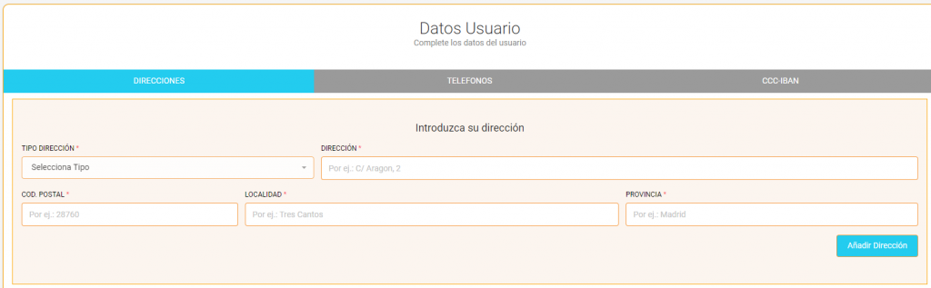 Datos Usuario - Crowdlending App